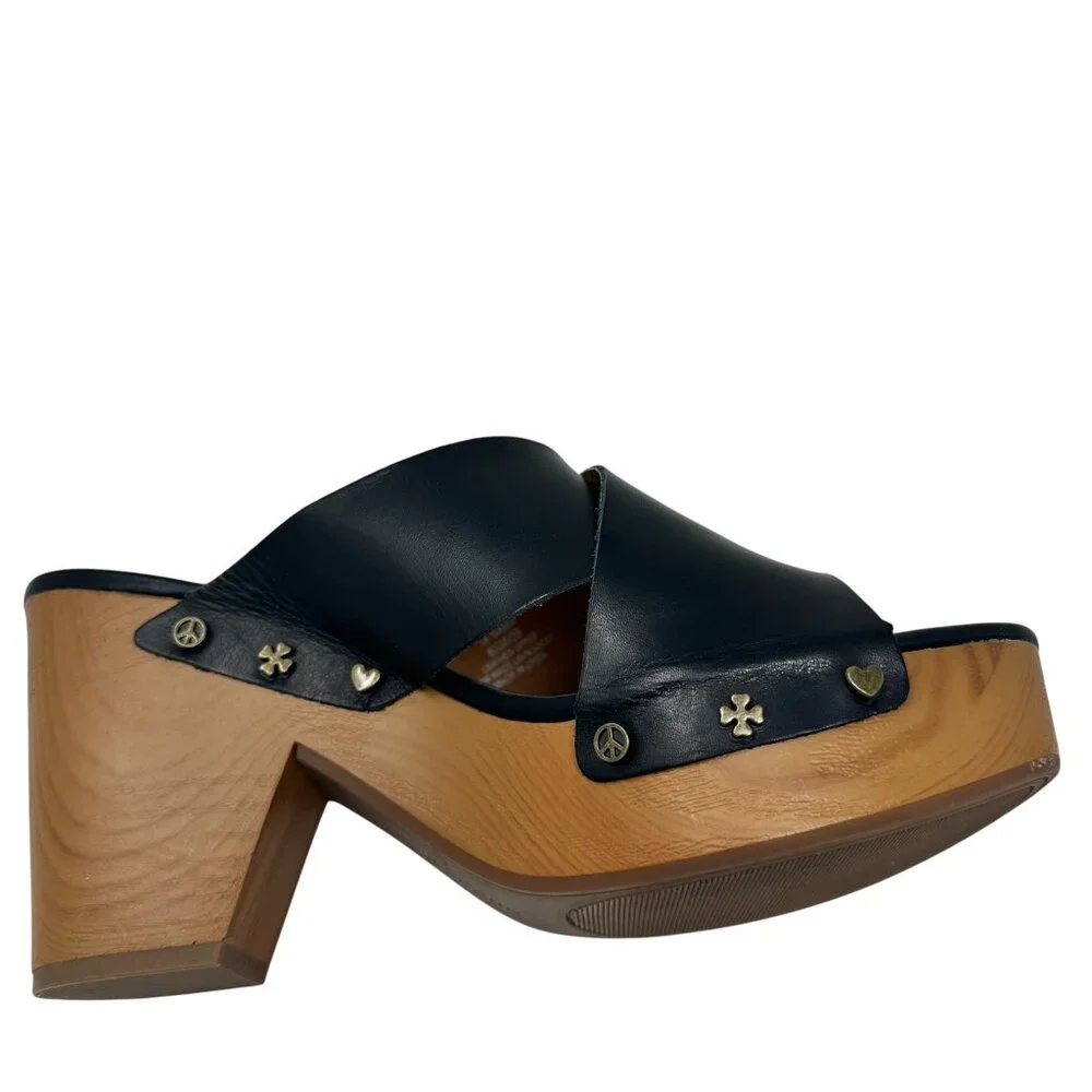 Lucky Brand Takara Sandal -Black-Womens‎ size 8.5